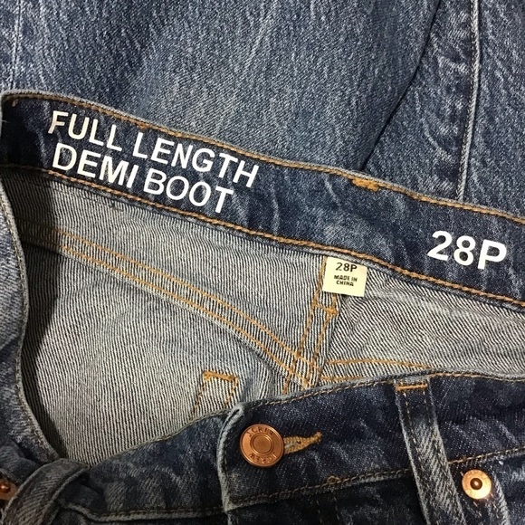 J. Crew Full Length Demi Boot Jeans Size 28P. - Picture 8 of 12